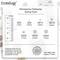 Crystal Lane DIY SS16 Round Glass Hotfix Flatback Rhinestones, 1,440ct.